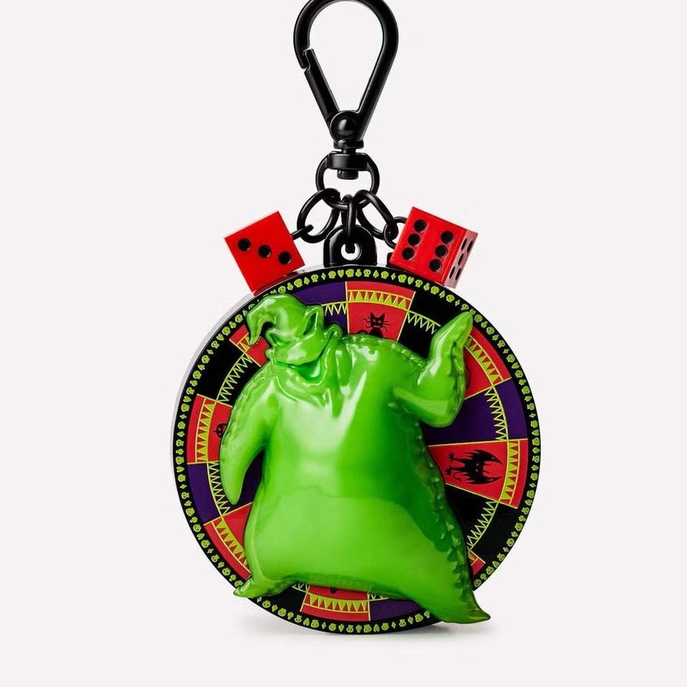 Bath & body works Disney Nightmare Before Christmas green Oogie Boogie keychaIn